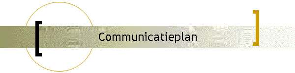 Communicatieplan